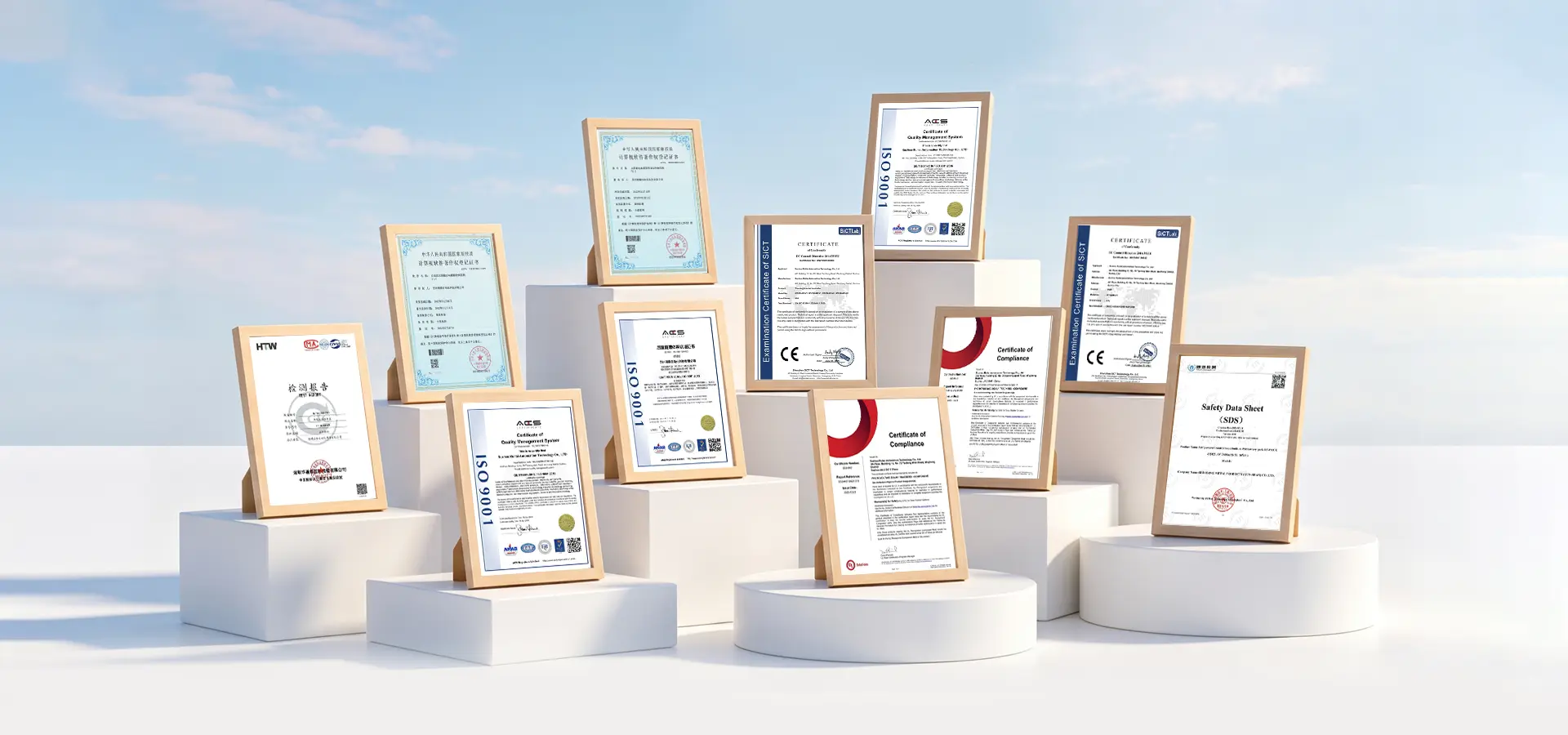 Fabricante certificado ISO 9001 y CE en China