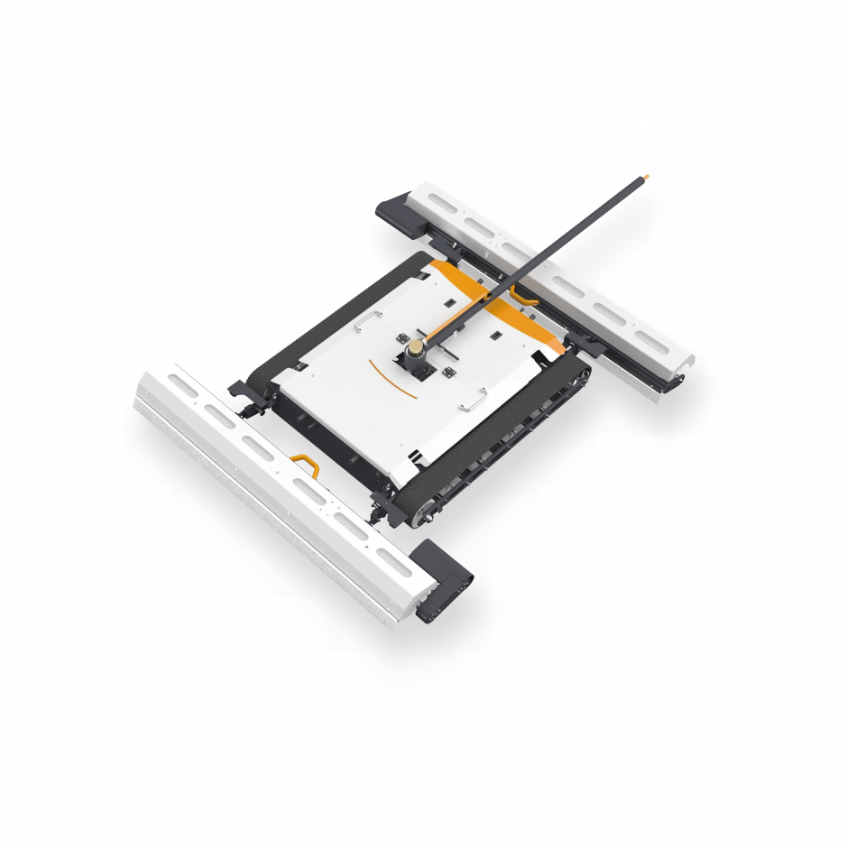 Robot de limpieza fotovoltaico de doble cepillo